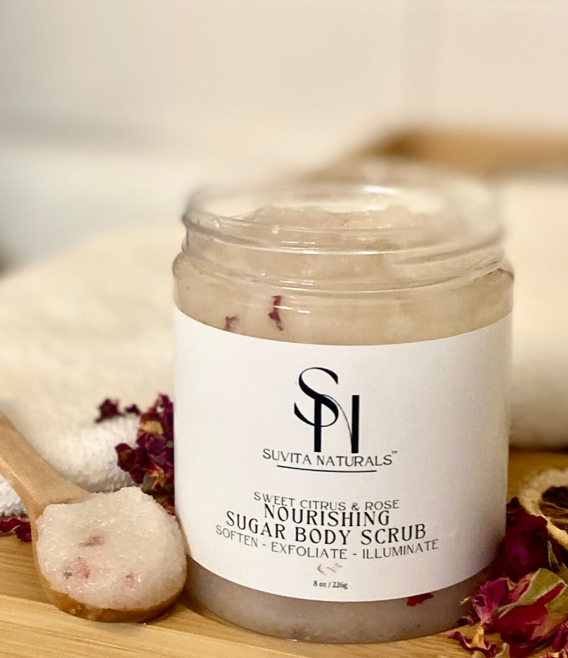 Sweet Citrus & Rose Nourishing Sugar Scrub